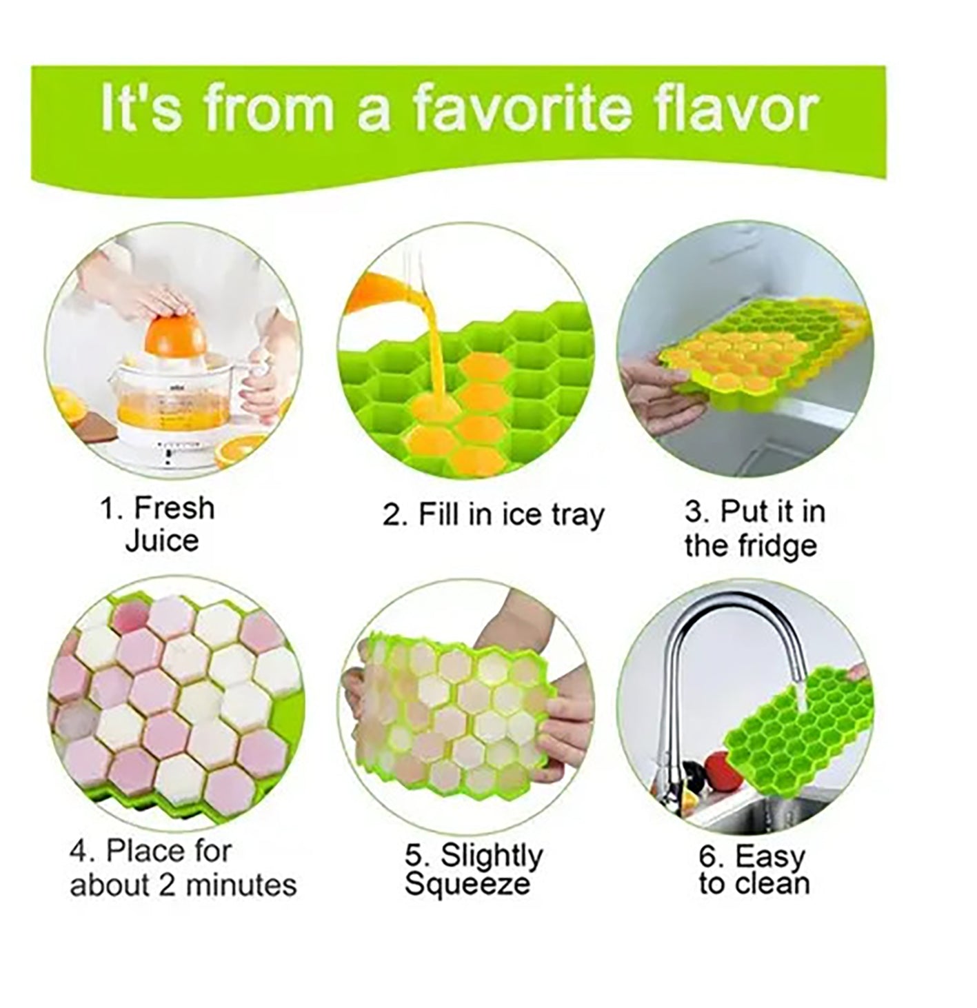 Honey Shape IceCube Mould Tray for Freezer Silicone Multifunctional Ice Trays for Flexible 37 Cavity Small Sphere Ice Cube Multicolor Tray for Chocolate Home Kitchen Items Set of 2 (Blue and green)